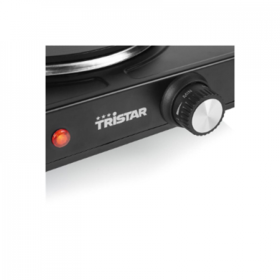 Tristar Table hob | KP-6151 | Number of burners/cooking zones 1 | Black | Electric