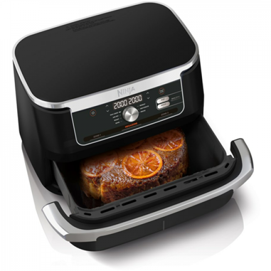 NINJA | Double Air Fryer | AF500EU Foodi FlexDrawer | Power 2470 W | Capacity 10.4 L | Black