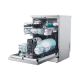 Candy Dishwasher | CF 3C7L0X | Free standing | Width 60 cm | Number of place settings 13 | Number of programs 5 | Energy efficiency class C | Stainless steel