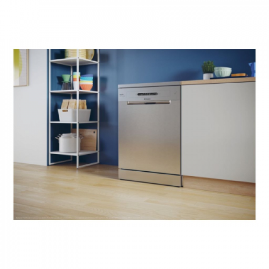 Candy Dishwasher | CF 3C7L0X | Free standing | Width 60 cm | Number of place settings 13 | Number of programs 5 | Energy efficiency class C | Stainless steel
