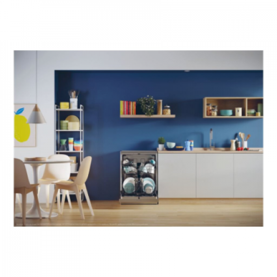 Candy Dishwasher | CF 3C7L0X | Free standing | Width 60 cm | Number of place settings 13 | Number of programs 5 | Energy efficiency class C | Stainless steel