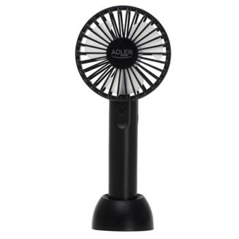 Adler Mini USB Fan | AD 7338 | Desk fan | Black | Diameter 7 cm | Number of speeds 3