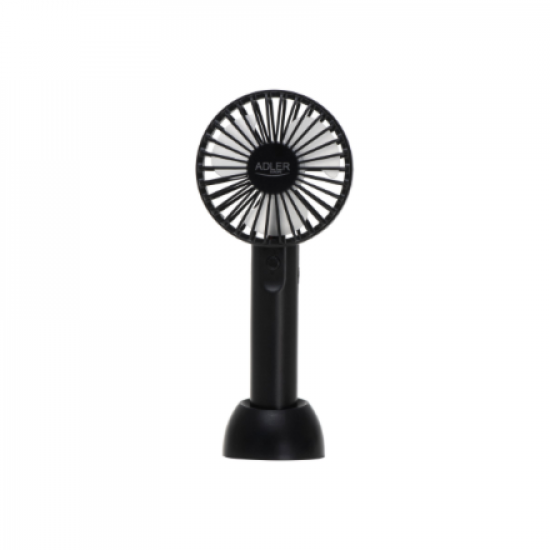 Adler Mini USB Fan | AD 7338 | Desk fan | Black | Diameter 7 cm | Number of speeds 3