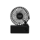 Adler Foldable mini fan | AD 7336 | Desk fan | Black | Diameter 6.5 cm | Number of speeds 1