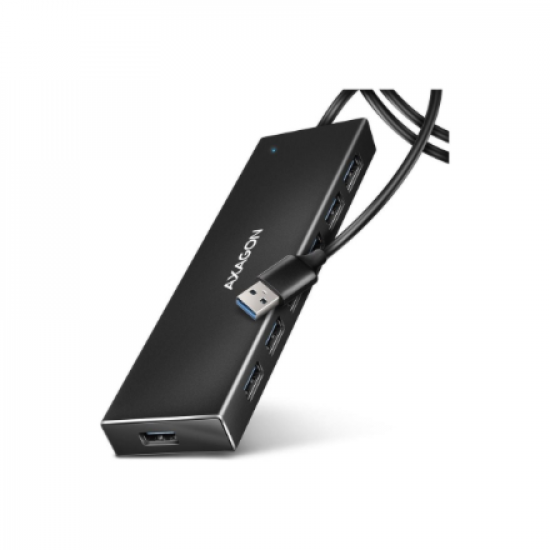 AXAGON SuperSpeed USB-A FLAT Hub | HUE-F7A