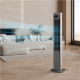 Duux Fan | Elevate | Tower Fan | Gray | Diameter 29 cm | Number of speeds 12 | Oscillation | 4-40 W