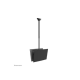Neomounts CL35-340BL22 Dual Monitor/TV Mount Ceiling | Adjustable Height, Rotate, Tilt, Swivel | 23-42 