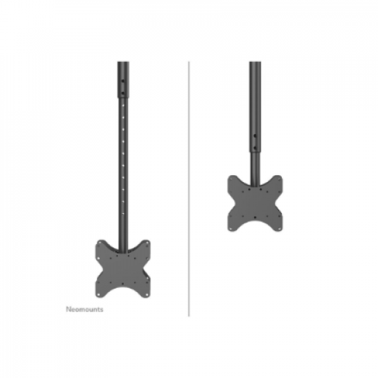 Neomounts CL35-340BL22 Dual Monitor/TV Mount Ceiling | Adjustable Height, Rotate, Tilt, Swivel | 23-42 