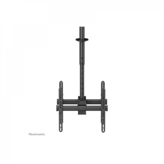 Neomounts NM-C440DBLACK Dual monitor/TV mount ceiling | Adjustable Height, Rotate, Tilt, Swivel | 32-60 