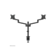 Neomounts Desk Mount | DS60-425BL2 Monitor Arm | Adjustable Height, Rotate, Tilt, Swivel | 17-27 