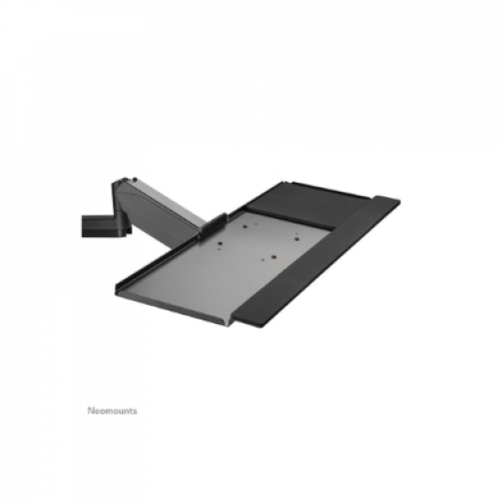 Neomounts Desk Mount | DS90-325BL1 Sit-stand workstation desk | Adjustable Height, Rotate, Tilt, Swivel | 17-32 
