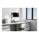 Neomounts Desk Mount | DS90-325BL1 Sit-stand workstation desk | Adjustable Height, Rotate, Tilt, Swivel | 17-32 