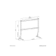 Neomounts Desk Mount | DS45-430BL18 TV stand | Adjustable Height | 45-90 