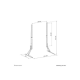 Neomounts Desk Mount | DS45-430BL19 TV stand | Adjustable Height | 23-75 
