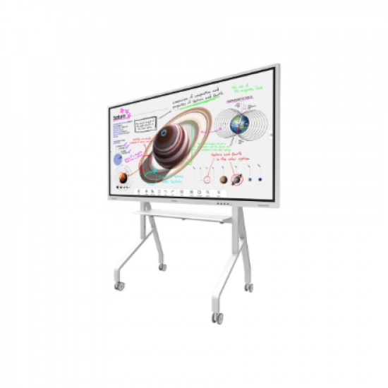 Neomounts Floor stand | FL50-525WH1 TV trolley | Adjustable Height | 55-86 