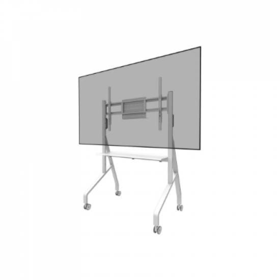 Neomounts Floor stand | FL50-525WH1 TV trolley | Adjustable Height | 55-86 
