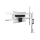 Neomounts Floor stand | FL50-525WH1 TV trolley | Adjustable Height | 55-86 