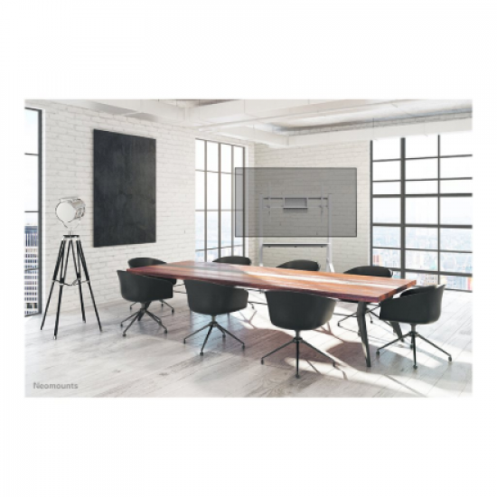 Neomounts Floor stand | FL50-525WH1 TV trolley | Adjustable Height | 55-86 