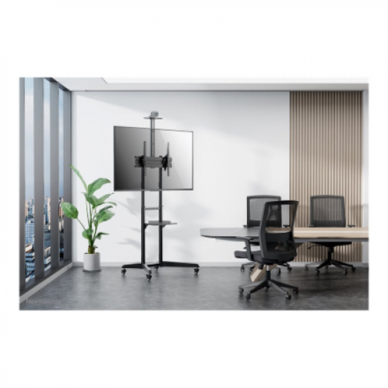 Neomounts Floor stand | FL50-550BL1 TV trolley | Adjustable Height, Tilt | 37-70 