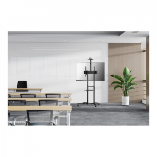 Neomounts Floor stand | FL50-550BL1 TV trolley | Adjustable Height, Tilt | 37-70 