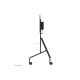 Neomounts Floor stand | FL50-575BL1 TV trolley | Adjustable Height | 65-110 