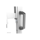 Neomounts Floor stand | FL50-575WH1 TV trolley | Adjustable Height | 65-110 