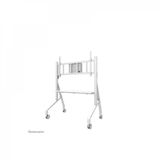 Neomounts Floor stand | FL50-575WH1 TV trolley | Adjustable Height | 65-110 