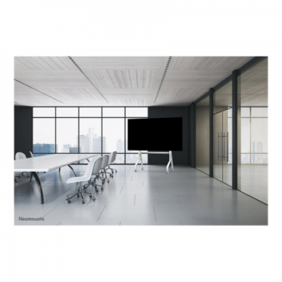 Neomounts Floor stand | FL50-575WH1 TV trolley | Adjustable Height | 65-110 