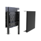 Neomounts Floor stand | NS-M1250BLACK TV trolley | Rotate, Tilt | 37-70 