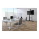 Neomounts Floor stand | PLASMA-M1950E TV trolley | Adjustable Height, Tilt | 60-100 