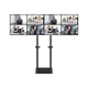 Neomounts Floor stand | ADM-875BL2 Dual screen adapter | Adjustable Height | 42-65 