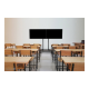 Neomounts Floor stand | ADM-875BL2 Dual screen adapter | Adjustable Height | 42-65 