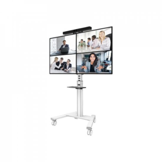 Neomounts AV1-825BL Videobar and multimedia kit - universal | Adjustable Height | Maximum weight (capacity) 9 kg | Black