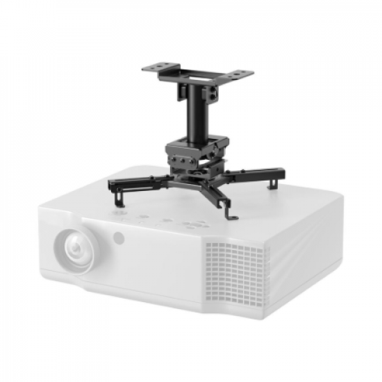 Neomounts Ceiling mount | CL25-530BL1 Beamer ceiling mount | Rotate, Tilt, Swivel | Maximum weight (capacity) 45 kg | Black