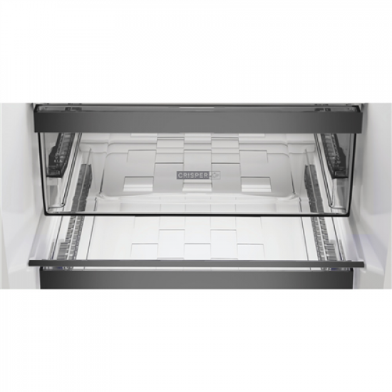 Whirlpool Refrigerator | WHK 25404 XP4E | Energy efficiency class E | Free standing | Combi | Height 203.5 cm | No Frost system | Fridge net capacity 249 L | Freezer net capacity 106 L | 37 dB | Silver