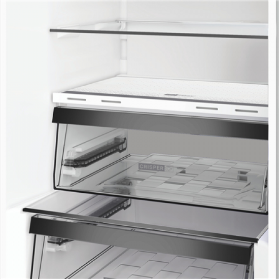 Whirlpool Refrigerator | WHK 26403 XP6E1 | Energy efficiency class C | Free standing | Combi | Height 203.5 cm | No Frost system | Fridge net capacity 249 L | Freezer net capacity 106 L | 36 dB | Pearl Inox