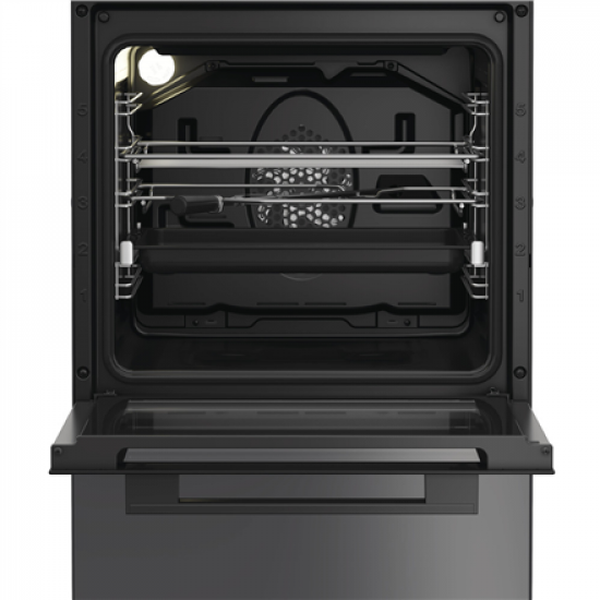 Whirlpool Cooker | W5I8LCSTA | Hob type Induction | Oven type Electric | Anthracite | Width 50 cm | Depth 60 cm | 60 L