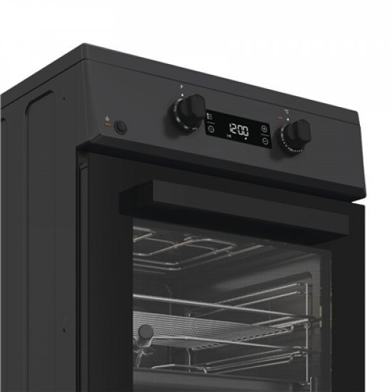 Whirlpool Cooker | W5I8LCSTA | Hob type Induction | Oven type Electric | Anthracite | Width 50 cm | Depth 60 cm | 60 L