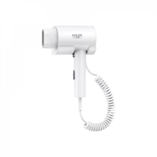 Adler Wall-Mount Hair Dryer | AD 2285 | 2000 W | Number of temperature settings 3 | White