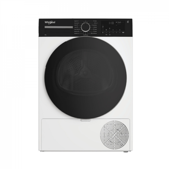 Whirlpool Dryer Machine | WPS D8 WBS EE | Energy efficiency class D | Front loading | 8 kg | Heat pump | Digital | Depth 55 cm | White
