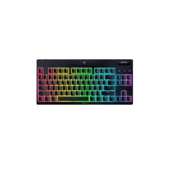 Razer | BlackWidow V4 Low-Profile HyperSpeed | Keyboard | Wireless | US | Bluetooth | Black | Green Switches