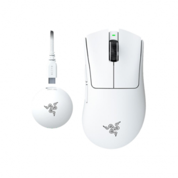 Razer DeathAdder V4 Pro Gaming mouse, White | Razer
