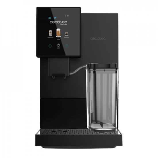 Cecotec Coffee Maker | Cremmaet Compactccino Connected | Pump pressure 19 bar | Built-in milk frother | Super-automatic | Black