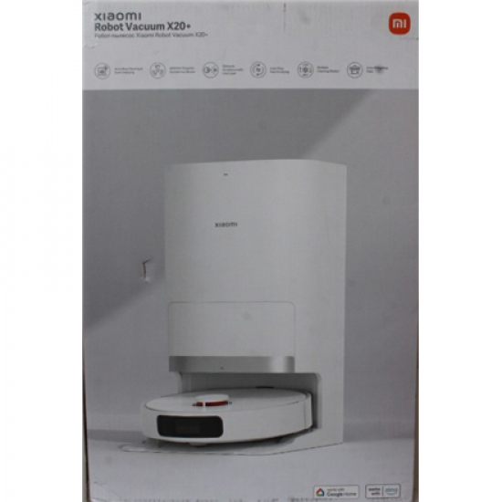 SALE OUT.  | Xiaomi Robot Vacuum (EU) | X20+ | Wet&Dry | 5200 mAh | Dust capacity 4 L | 6000 Pa | White | DAMAGED PACKAGING