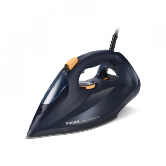 Philips DST7060/20 7000 Series | Steam Iron | 3000 W | Water tank capacity 300 ml | Continuous steam 55 g/min | Steam boost performance 250 g/min | Blue/Yellow