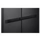LG Refrigerator | GSBC40EPPE | Energy efficiency class E | Free standing | Side by side | Height 179 cm | No Frost system | Fridge net capacity 423 L | Freezer net capacity 241 L | Display | 36 dB | Black
