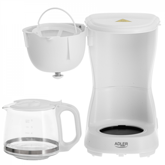 Adler Coffee Maker | AD 4381w | Drip | 600 W | White