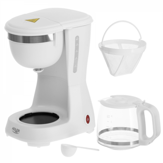 Adler Coffee Maker | AD 4381w | Drip | 600 W | White