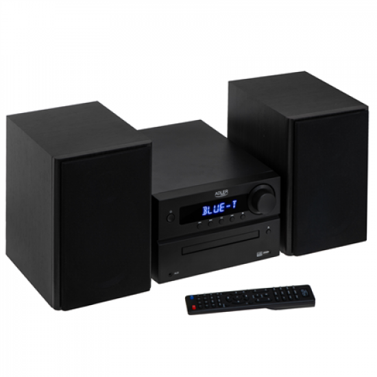 Adler | Mini Hi-Fi Stereo System | AD 1917 | Speakers | USB connectivity | Bluetooth | FM