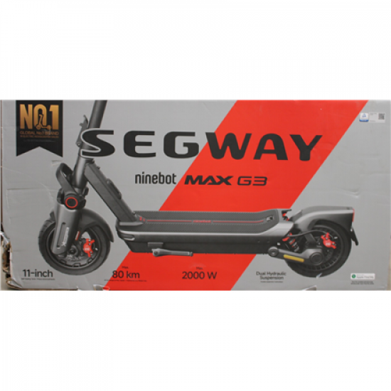 SALE OUT. Segway MAX G3 E | eKickScooter | 2000 W | Up to 25 km/h | 11 
